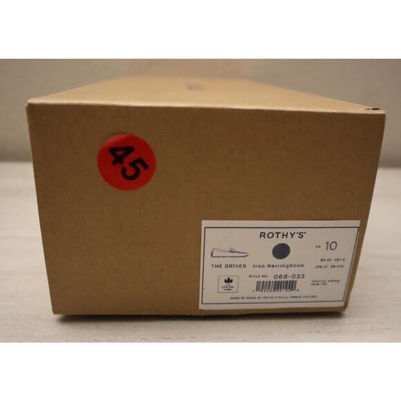 Rothy’s 069-033 Women's Sz 10 Gray/Iron Herringbone "The Driver" Loafers - Picture 16 of 16